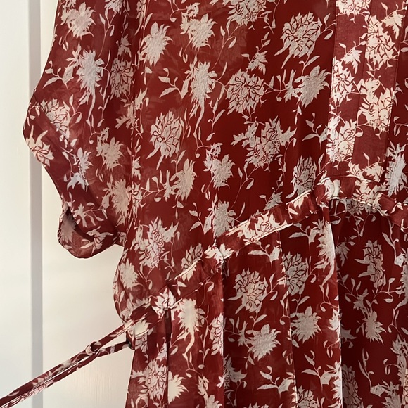 Rag & Bone Elyse Floral dress in pecan - Picture 3 of 6